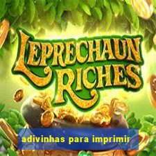 adivinhas para imprimir